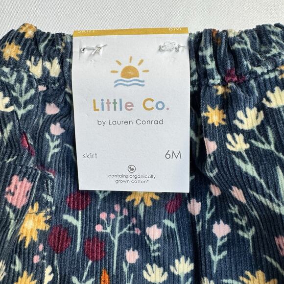 Little Co. by Lauren Conrad Corduroy Skirt Infant Girls Size 6 Months Navy - Picture 5 of 7